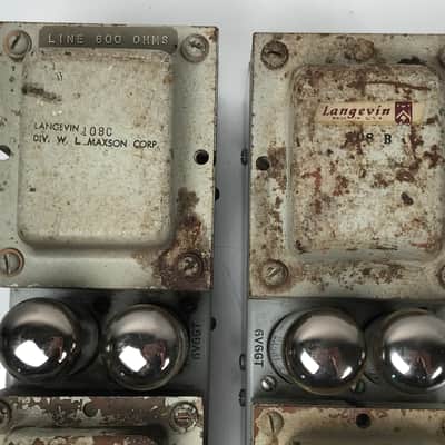 Pair of Langevin 138M/138 Tube Monitor Amplifier image 5