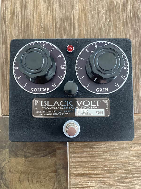 Black Volt Amplification FDR Fet Overdrive 2023 - Black Powder Coated image 1