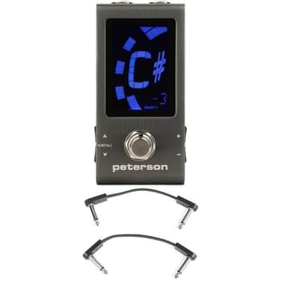 Peterson StroboStomp Mini Pedal Tuner with Patch Cables image 2