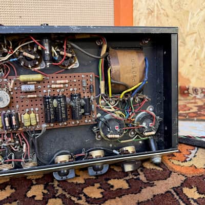Vintage 1960s Vase Bassman 120 6L6 Australian Original Valve Amplifier Head RARE image 21