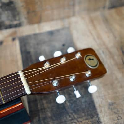 Kay Model 440 Acoustic Guitar 1970s Natural Floral Pickguard Vintage w/ Bag image 5