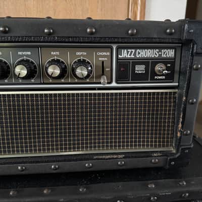 Roland JC-120H Jazz Chorus 120-Watt Guitar Head 1984 - 1992 - Black image 7