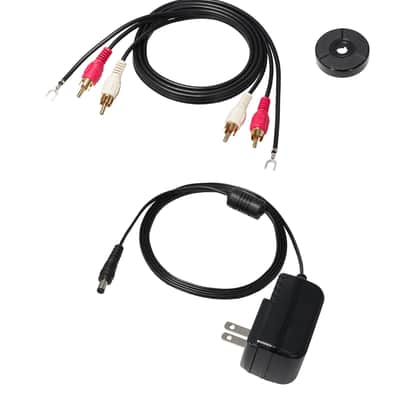 Audio-Technica AT-LP70X-BG Automatic Belt Drive Turntable Package with Edifier MR3 Bluetooth Speakers image 9