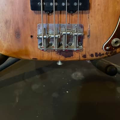 Fender Precision PJ bass 70s - Brown refin/roadworn image 5