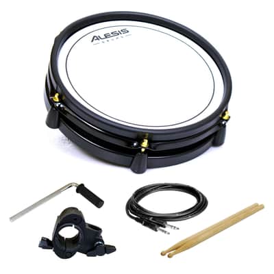 Alesis 10" Dual-Zone Mesh Pad for Command Mesh SE w/ Clamp, L-Rod, Cable, Sticks image 1