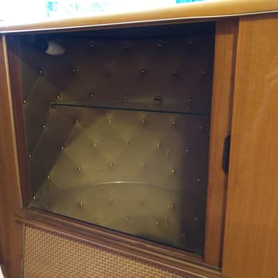 Vintage Midcentury Modern Korting Telefunken Delmonico Stereo Record Player & Bar image 7