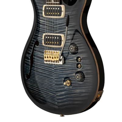 PRS 40th Anniversary Custom 24-08 Semi-Hollow Limited Edition 2025 - Faded Whale Blue Smokeburst Signed image 3