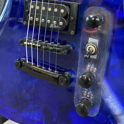 Used 2016 B.C. Rich Mockingbird Acrylic Blue image 3