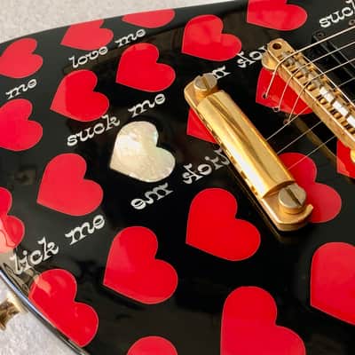 🧧SALE!🧧🖤 Hide black heart ♥️ PSYCHOVISION Fernandes Burny hide Model Memorial Mockingbird MG-155 BK 黑心 松本秀人 結他 吉他 guitar 。 Yellow Heart be@rbrick 黑心 HEADWAX hide MUSEUM Since 2000 MG Jr HY 450x 420s 165x 180 70 280 360 X japan 黃心 Green heart 🩵👑🎇🕊️ image 2