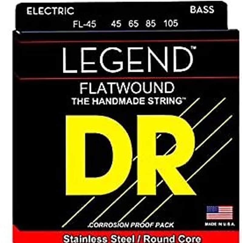 DR Strings Flat Wound 45-105 FL-45 *Free Shipping in the USA* image 1