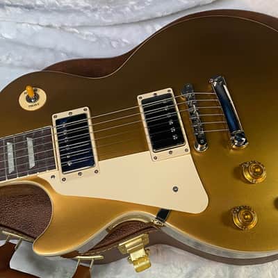 NEW ! Gibson Les Paul 50's Standard Gold Top - Left Handed - Authorized Dealer - Only 9.2 lbs - G07175 image 2