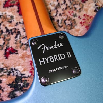 *NEW IN BOX* 2026 Fender Japan Hybrid II Jazzmaster Satin Metallic, Matte Aero Blue - MIJ JD26 image 21