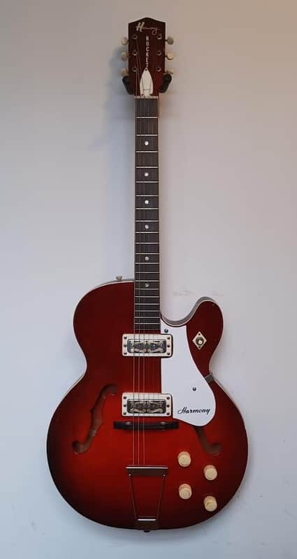 Harmony H54 Rocket II - 1960s - Red Burst image 1