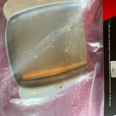 NOS Fender MADE IN USA Jazz Bass bridge cover / ashtray pickup cover  "F" plate parts image 5