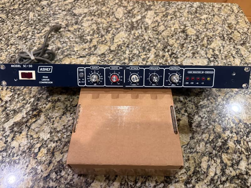 Ashly SC-50 Peak Limiter Compressor 1970s - Blue image 1