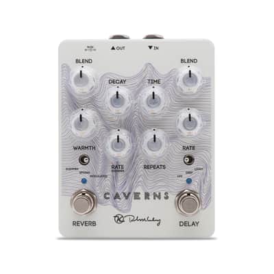 Keeley Keeley Keeley Caverns Delay/Reverb - White Waves - Limited Edition (DEMO LAST UNIT) image 1
