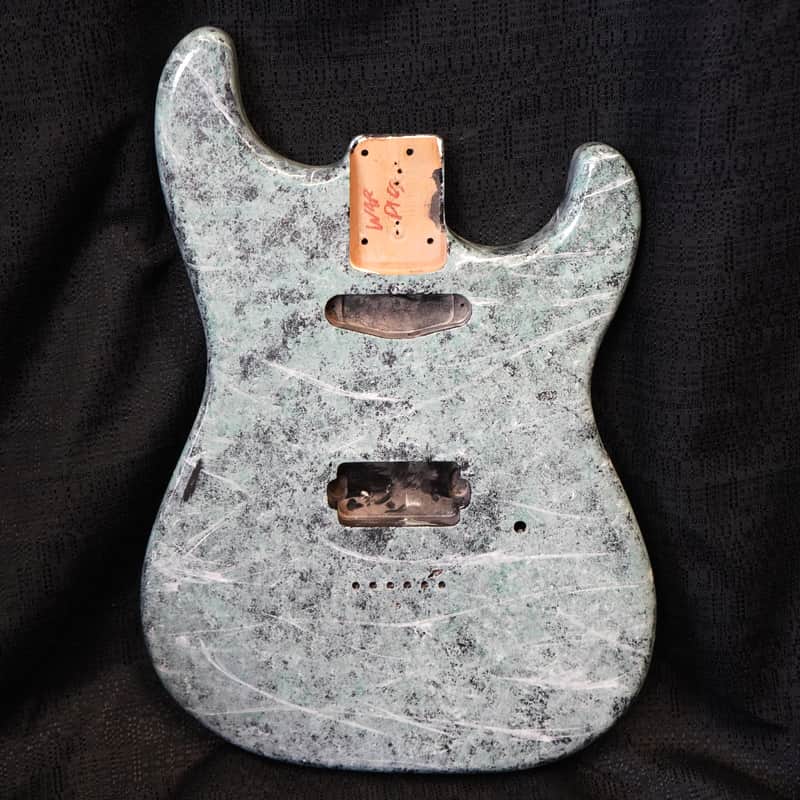 1993 ESP Japan Custom Shop Strat Alder Body - Marble Paint image 1