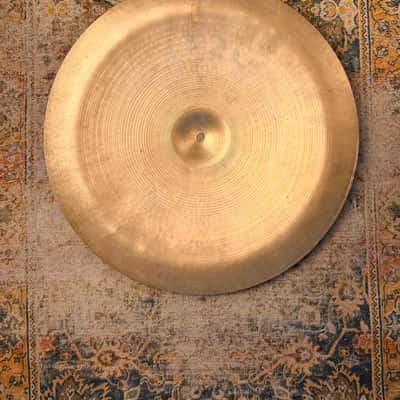 Vintage Zildjian Pang China 20” EXOTIC COMPLEX Tone 2072 g Mellow w UNIQUE Steep Profile image 2
