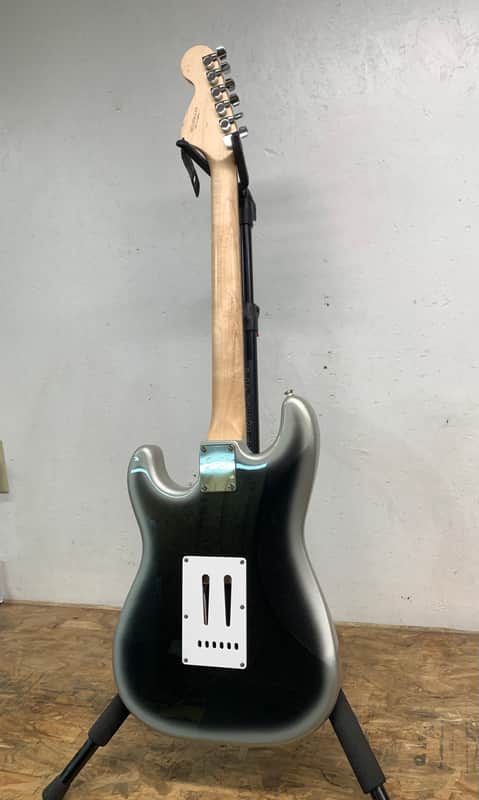 03 Squier Standard Stratocaster in the Elusive Silver Burst | Reverb