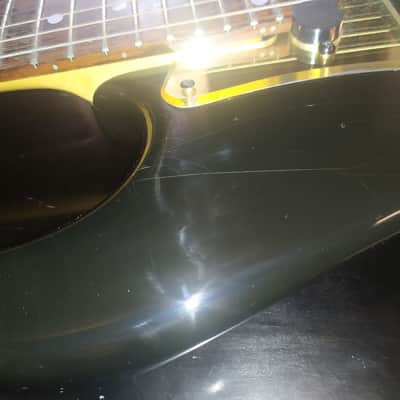 valley arts custom pro USA black beauty mirror gold pre samick 1992 signed image 9