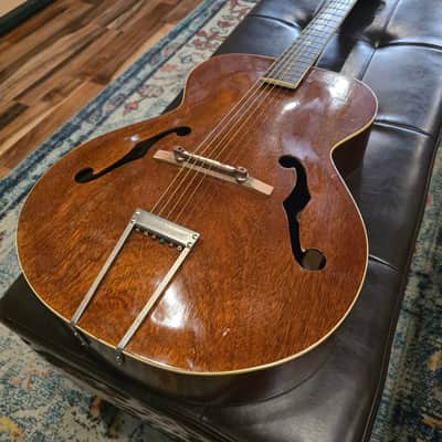 1948 Kay Archtop - K-36 Super Grand Auditorium Acoustic - Mahogany w/Case image 4
