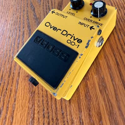 Boss OD-1 Over Drive (Black Label) 1977 - 1985 - Yellow image 3