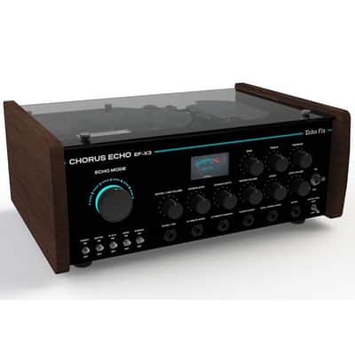 Echo Fix EF-X3 Desktop Tape Echo with BBD Analog Chorus & Spring Reverb - Black image 3