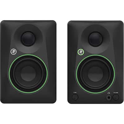 Mackie CR3.5 3.5" Creative Reference Powered Studio Monitors with Tone Control, Pair, Black image 2
