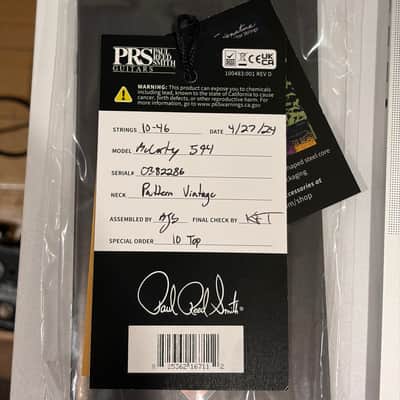 PRS McCarty 594 10-Top - Dark Cherry Burst image 9