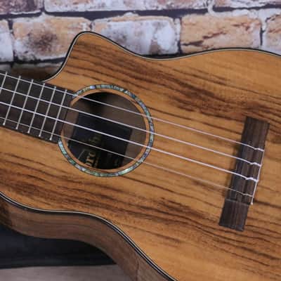 Cordoba 35T-CE Tenor Ukulele 2021 Model - Natural w/Gig Bag and Extra Strings image 2