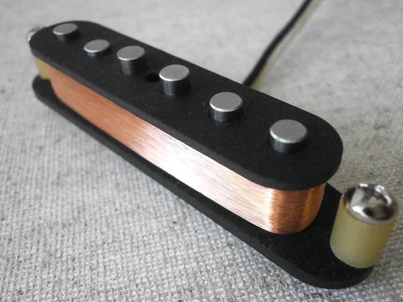 Stratocaster BRIDGE Pickup DAVID GILMOUR Black Strat / THE EDGE 14,2kOhm 1976-79 FS-1  Clone Q Pickups Pink Floyd U2 Strat Guitar image 1
