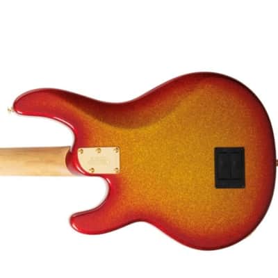 Ernie Ball Music Man StingRay 4 H Special, Cherry Punch / Ebony image 2