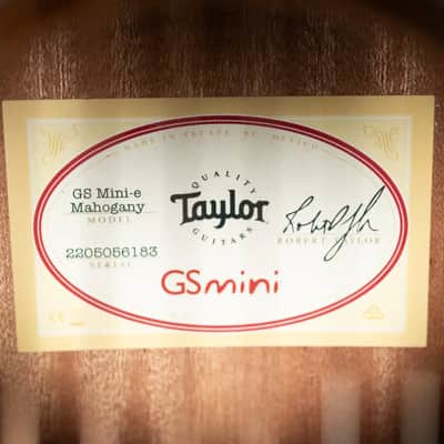 Taylor GS Mini-e Mahogany Acoustic/Electric Guitar with GS Mini Bag image 14