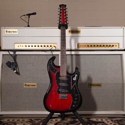 Burns London Double Six Crimson Burst  owned by Chris Shiflett image 1