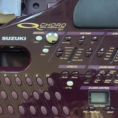 Suzuki QC-1 QChord with case, card, overlay and power supply. image 4