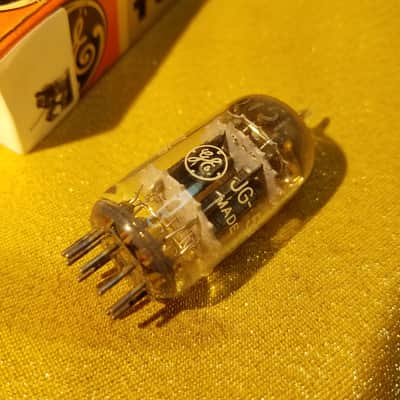G.E. 5751 black plate triple mica AT1000 TESTED Vacuum Tube dual triode 1954-1959 image 7
