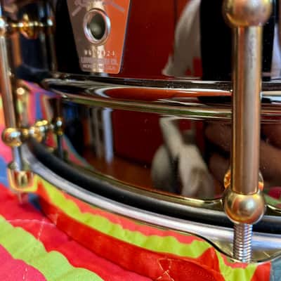Ludwig LB416BT Back Beauty 14x5 brass on brass - Black Nichel image 3