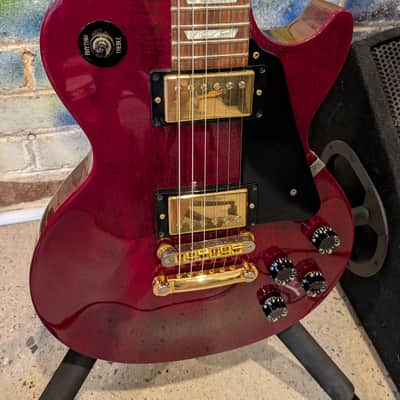 Gibson Les Paul Studio 2004 - Wine Red & Gold Hardware image 11