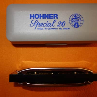 new box Hohner Special 20 Harmonica Key F# (Fsharp) blues rock country folk world harp Made Germany image 2