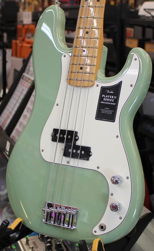 Fender Player II Precision Bass Maple Fingerboard Birch Green Electric Bass Guitar 8lbs 8oz image 1