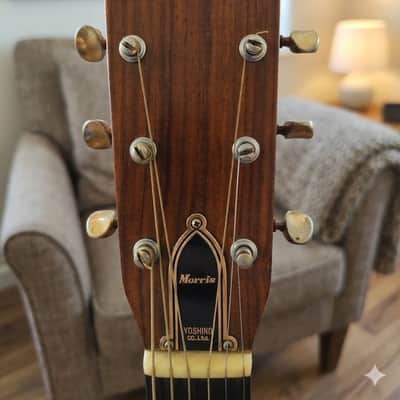 Morris F-15 Vintage 1969 - Luthier Signed "S. Harato" - Rare Early Model w/ Hard Case - Japan Vintage image 5
