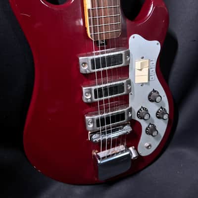 Teisco ET-300 Guitar - German Musima Pickups - Clean Player - 1964 image 20