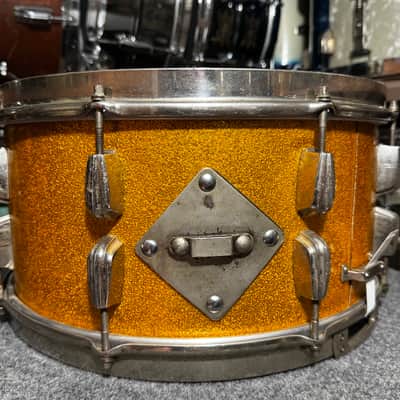 Slingerland Radioking Snare Drum In Gold Sparkle image 5