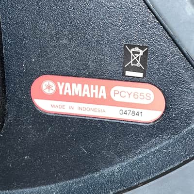 Yamaha Dual-Zone PCY65S Electronic Cymbal Pad w/ Cable & Cymbal Mounting Arm image 7