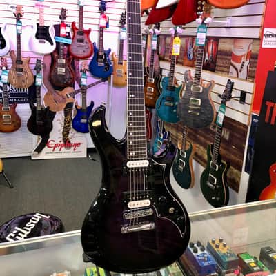 Gibson Victory Figured Top Electric 2025, Dark Purple Burst with Hardshell Case - Pre Owned image 2