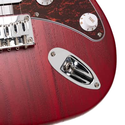 Cort G100 HH | G Series Double Cutaway Electric Guitar, Open Pore Black Cherry. New with Full Warranty! image 3