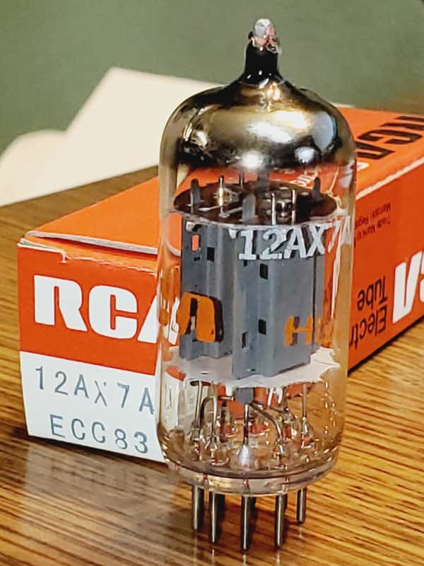 12AX7A/ECC83 "RCA" Ei/Telefunken Smooth Plate MaxiPreamp2/TV-7 tested (1) tube lot image 1