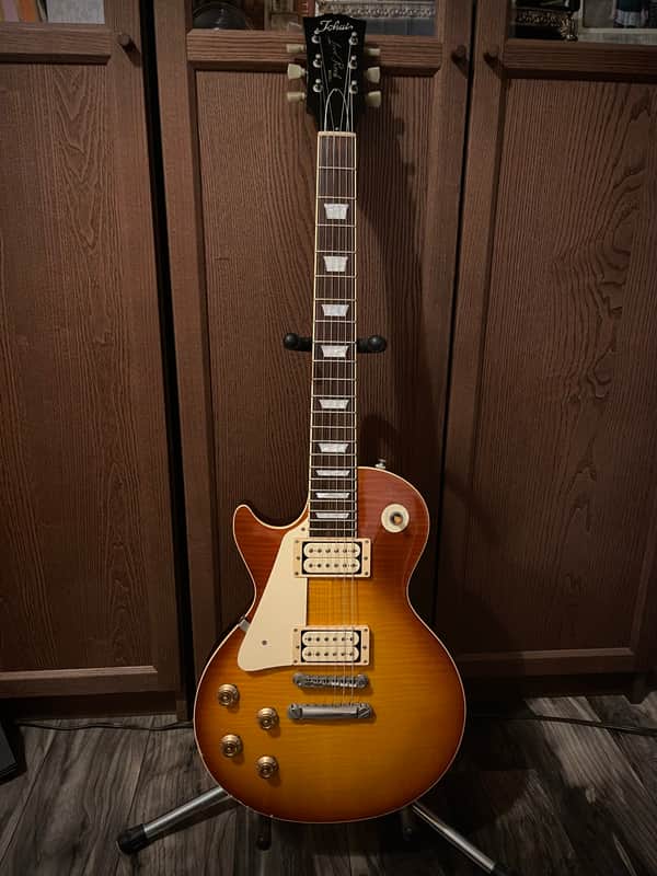 Tokai LS105F Sunburst left handed guitar image 1