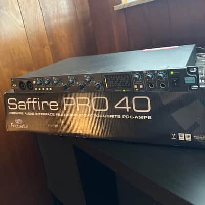 Focusrite Saffire Pro 40 Firewire Audio Interface 2010s - Black image 8