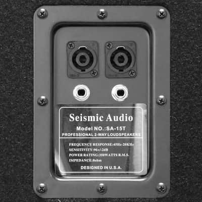 Seismic Audio - Pair of 15" PA DJ Speakers 350 Watts PRO Audio - Mains, Monitors, Bands, Karaoke image 7
